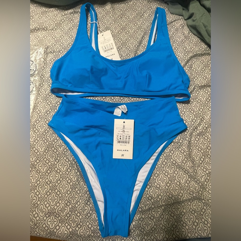 HALARA Vibrant Blue Swim Bottoms